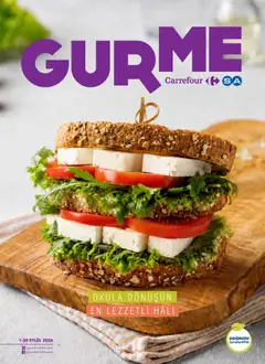 CarrefourSA CarrefourSA - Katalog Gurme 01.09.2026 - Broşürünün önizlemesi