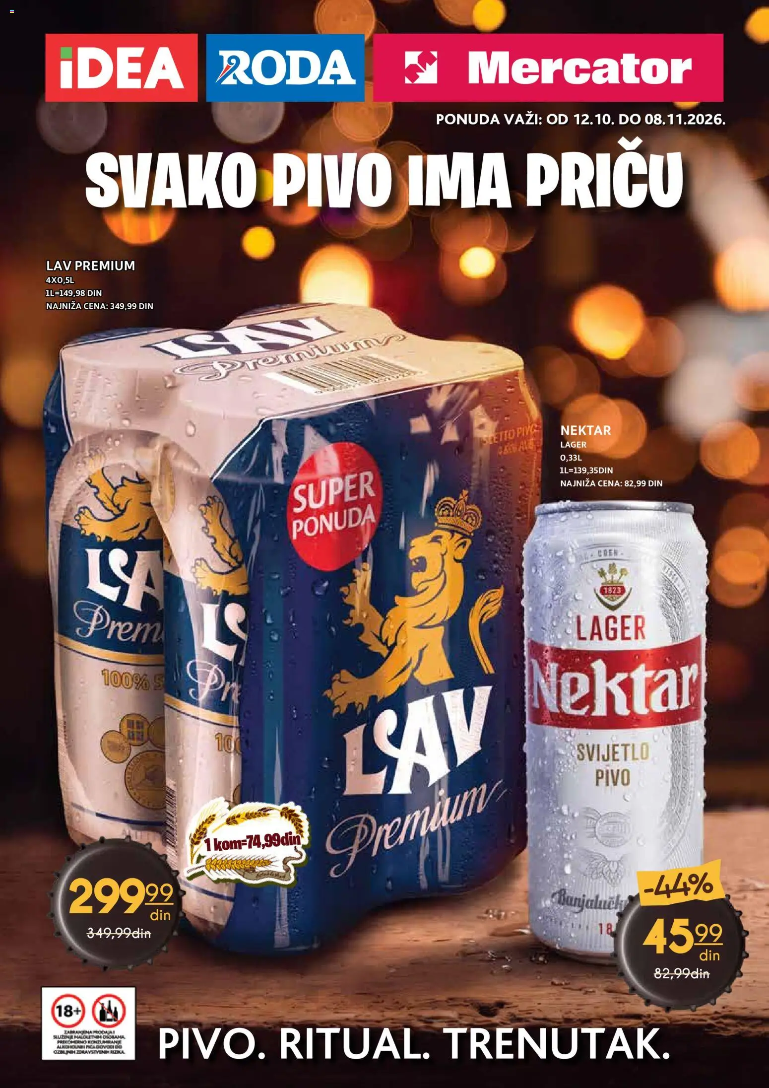 Pregled Roda kataloga - važi od 12.10.2026