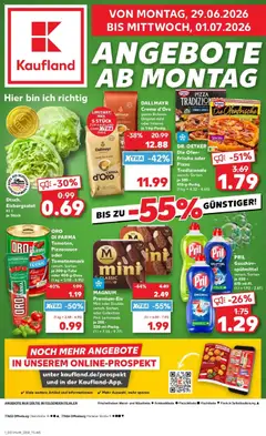 Vorschau von dem Prospekt des Geschäftes Kaufland, gültig ab dem 29.06.2026