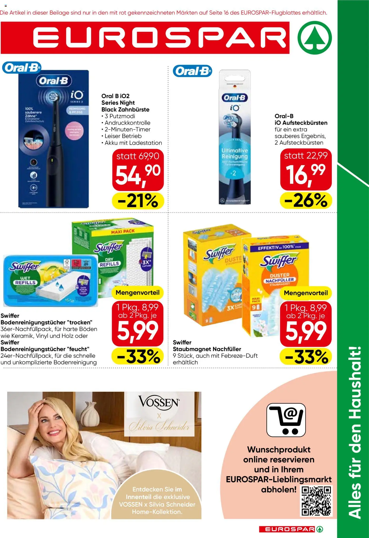 Vorschau der Angebote: Eurospar Eurospar Alles fuer den Haushalt gültig ab 24.09.2026