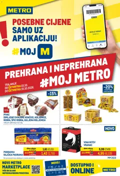 Pregled letka Metro Katalog trgovine Metro vrijedi od 01.10.2026