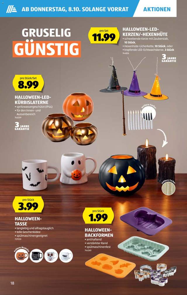 Neue Aldi Aktionen ab 08.10.