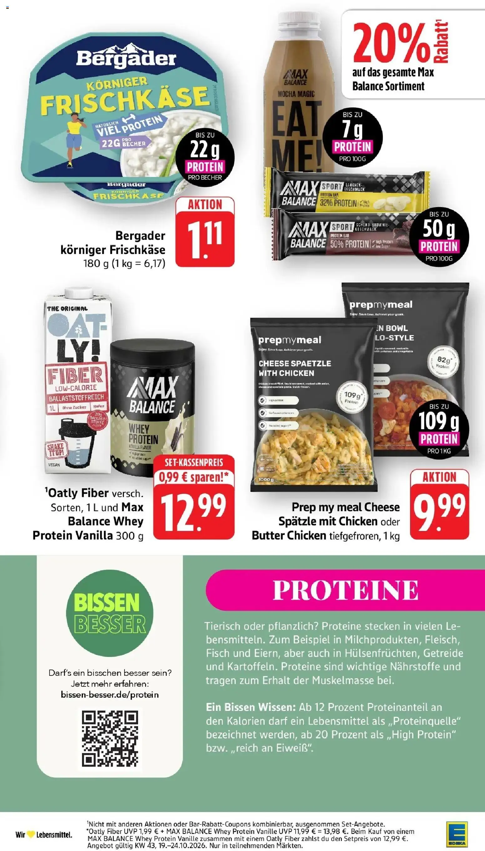 Vorschau von dem Prospekt des Geschäftes Edeka, gültig ab dem 19.10.2026