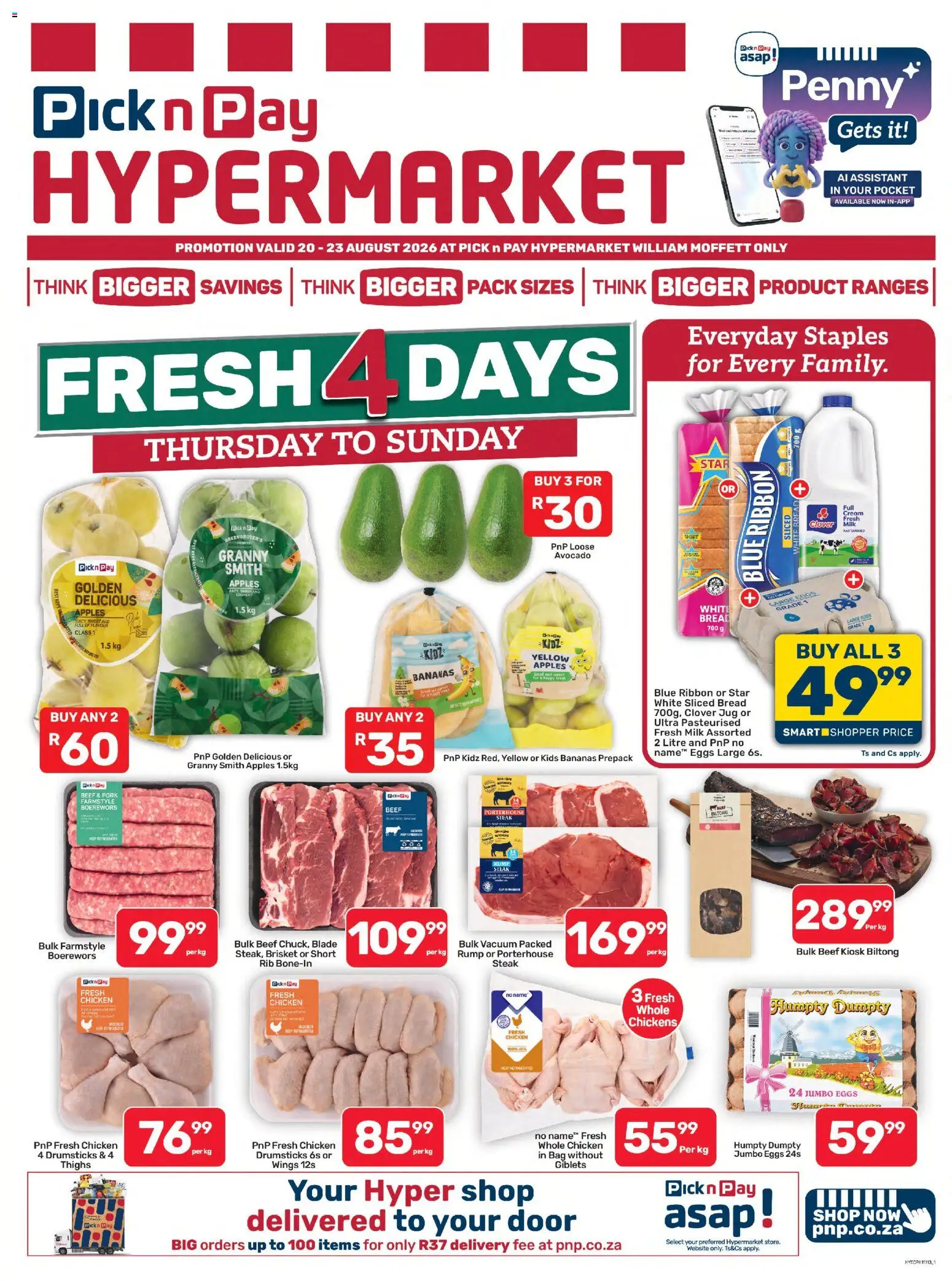 Preview of Pick n Pay flyer valid from 20/08/2026