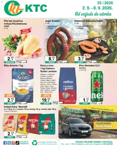 Pregled letka KTC Katalog trgovine KTC vrijedi od 02.09.2026