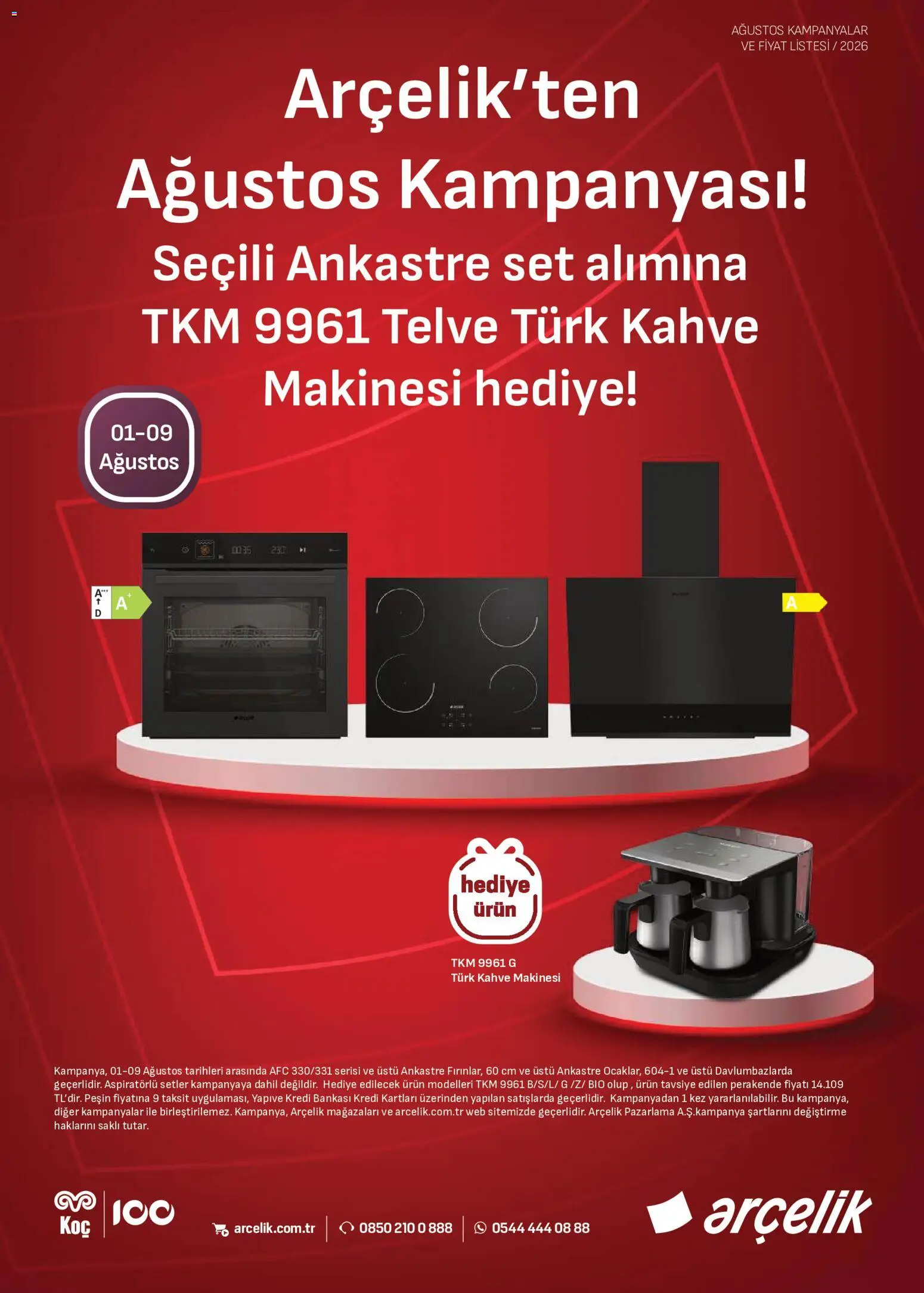 Arçelik Arçelik - Ankastre Kataloğu 01.08.2026 - Broşürünün önizlemesi - Kahve makinesi, Kahve