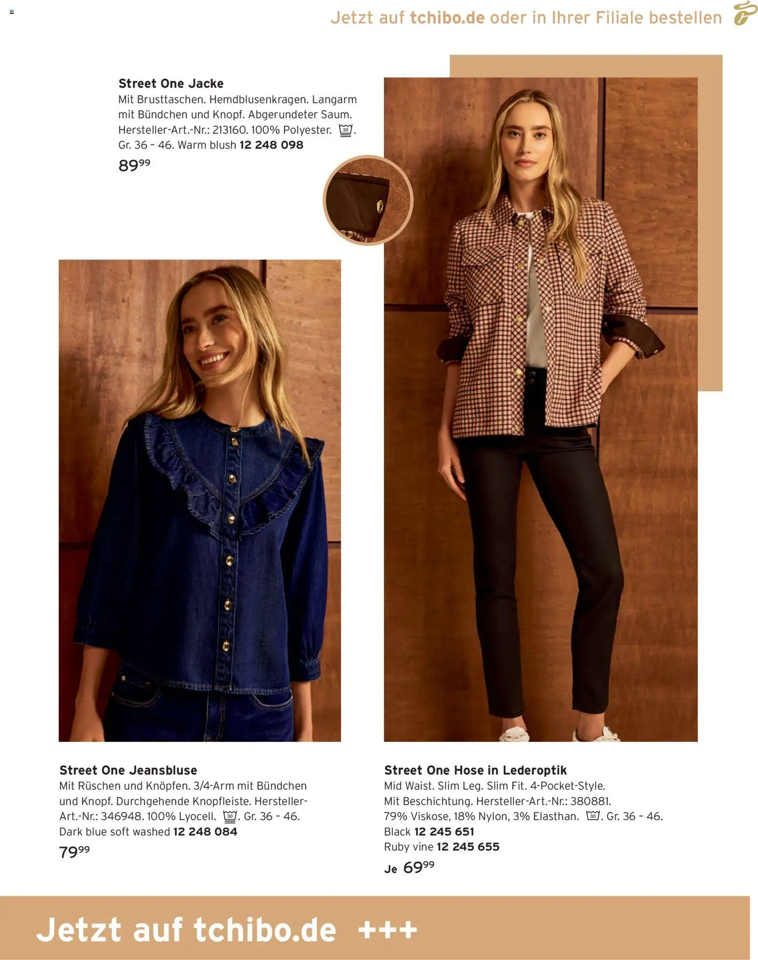 Vorschau von dem Prospekt des Geschäftes Tchibo, gültig ab dem 01.11.2026 - Jacke, Hose, Blush