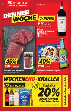 Vorschau des Merkblatts Denner aktionen vom Shop Denner gültig von 22.10.2026 bis 28.10.2026