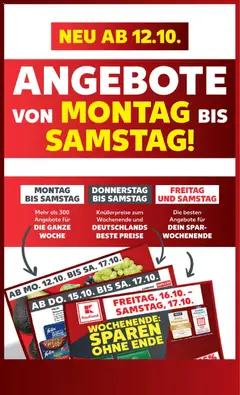 Vorschau von dem Prospekt des Geschäftes Kaufland, gültig ab dem 03.10.2026