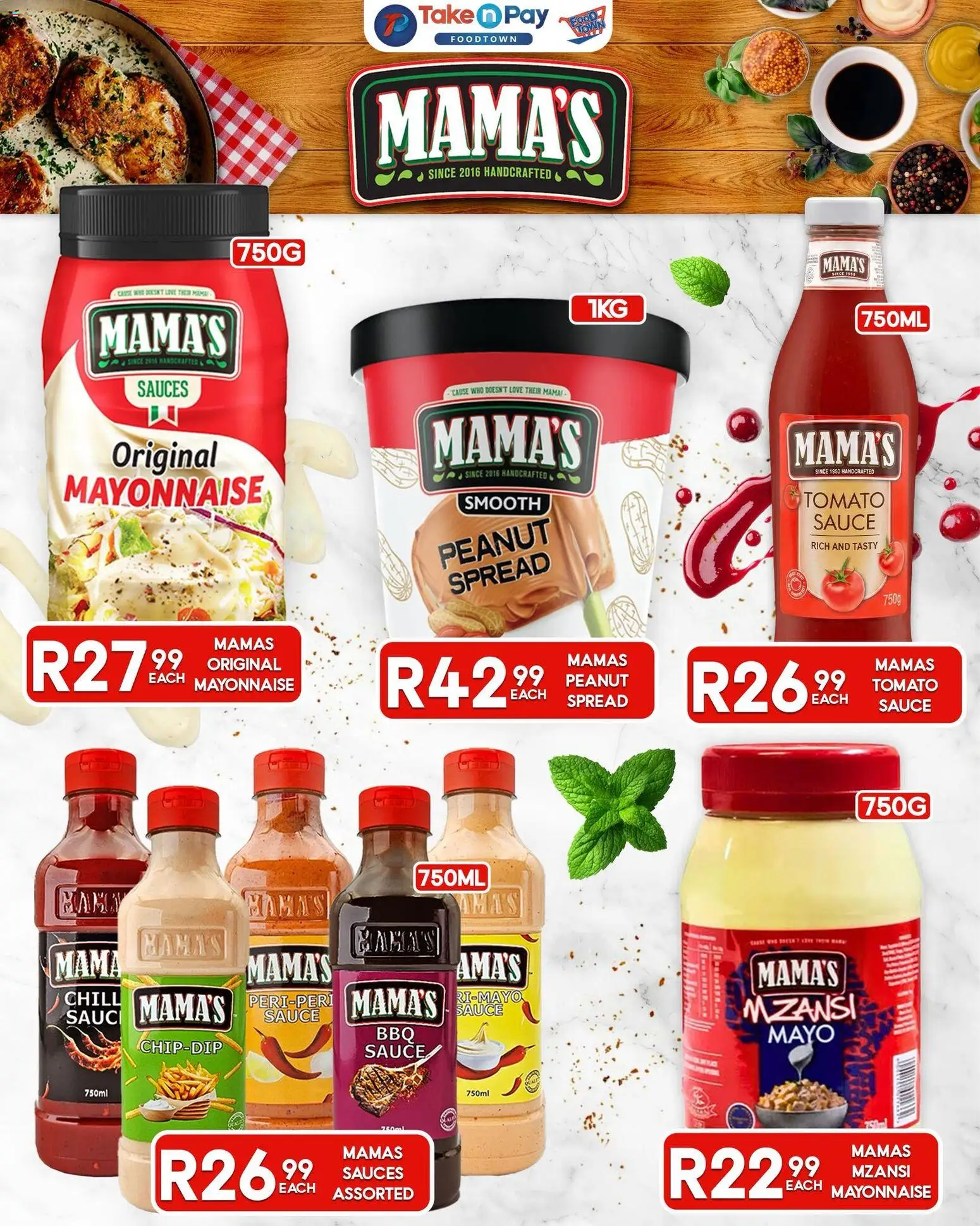 Preview of Take n Pay flyer valid from 03/06/2026 - Mayonnaise, Tomato sauce, Sauces, Sauce, Spread