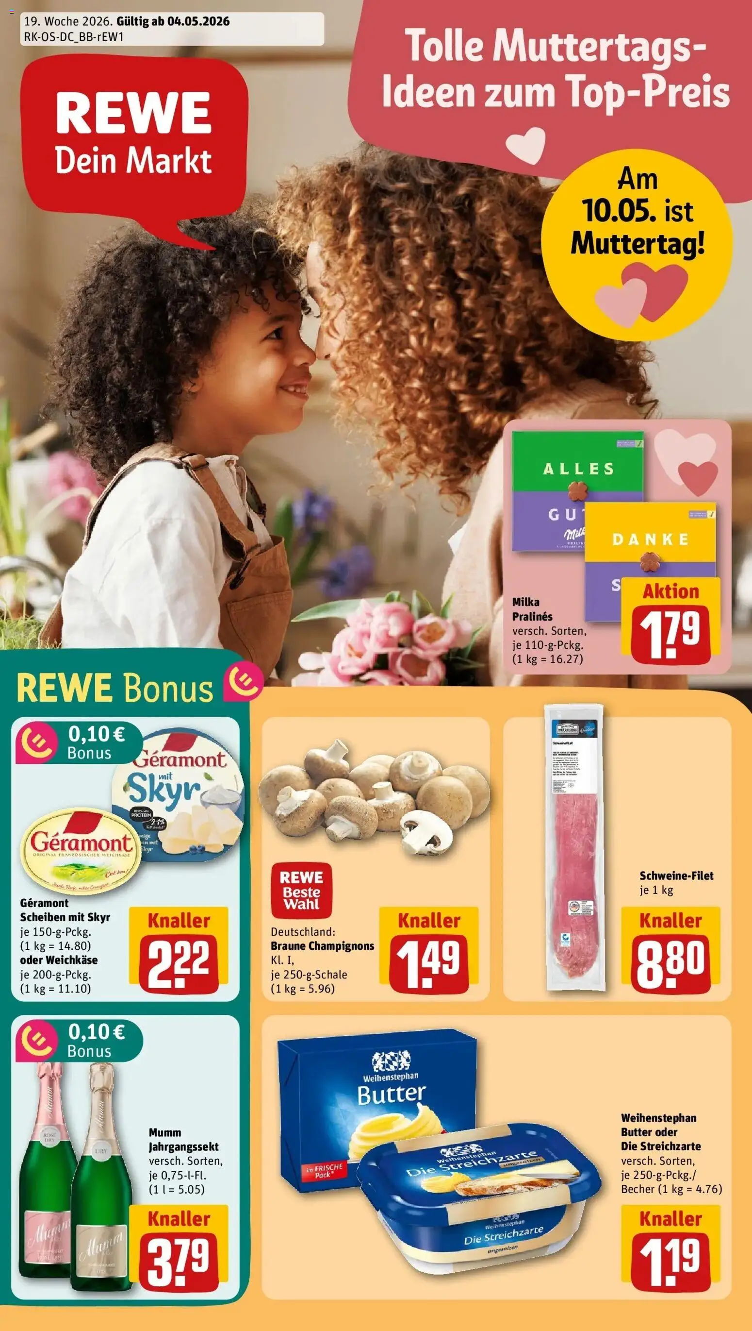 Vorschau von dem Prospekt des Geschäftes Rewe, gültig ab dem 04.05.2026