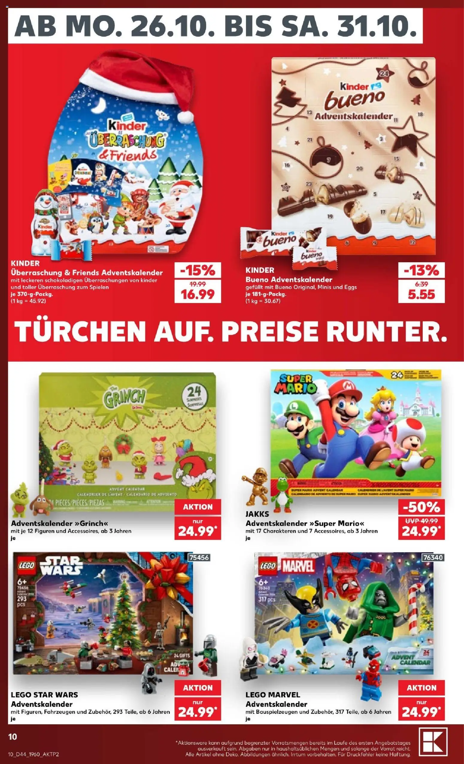 Vorschau von dem Prospekt des Geschäftes Kaufland, gültig ab dem 25.10.2026 - Kinder bueno