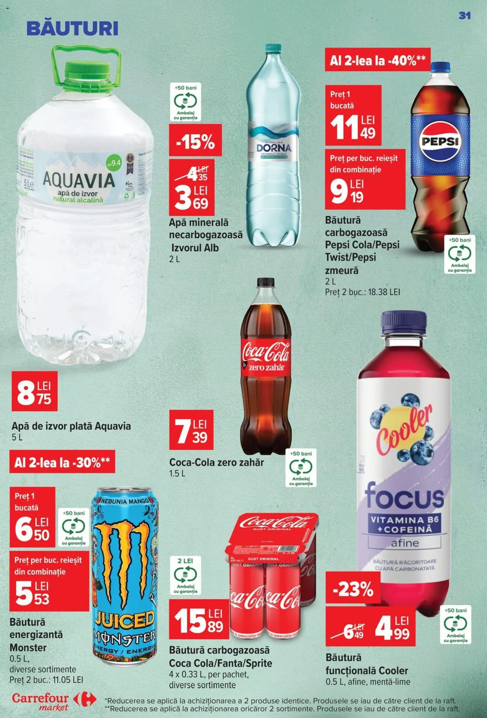 Previzualizarea de cataloage: Carrefour Carrefour Catalog Market valabil de la 28.10.2026 - Mango, Apă, Pepsi, Zahăr, Cooler, Apa minerala, Aplică, Băutură energizantă