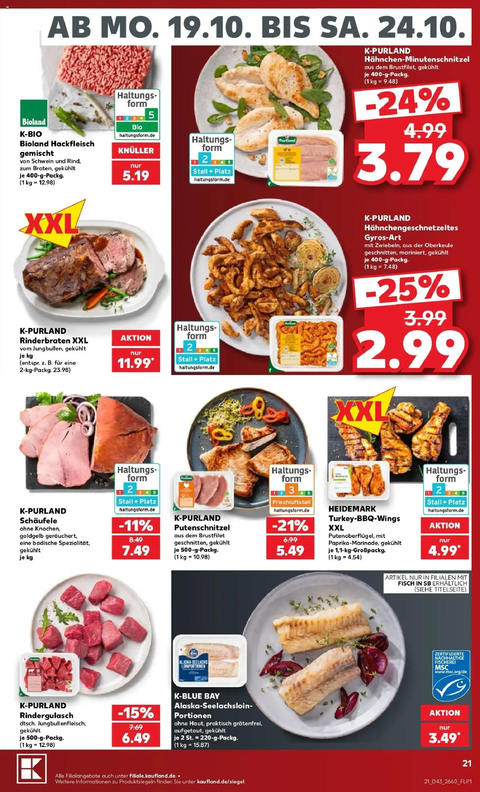 Vorschau von dem Prospekt des Geschäftes Kaufland, gültig ab dem 19.10.2026