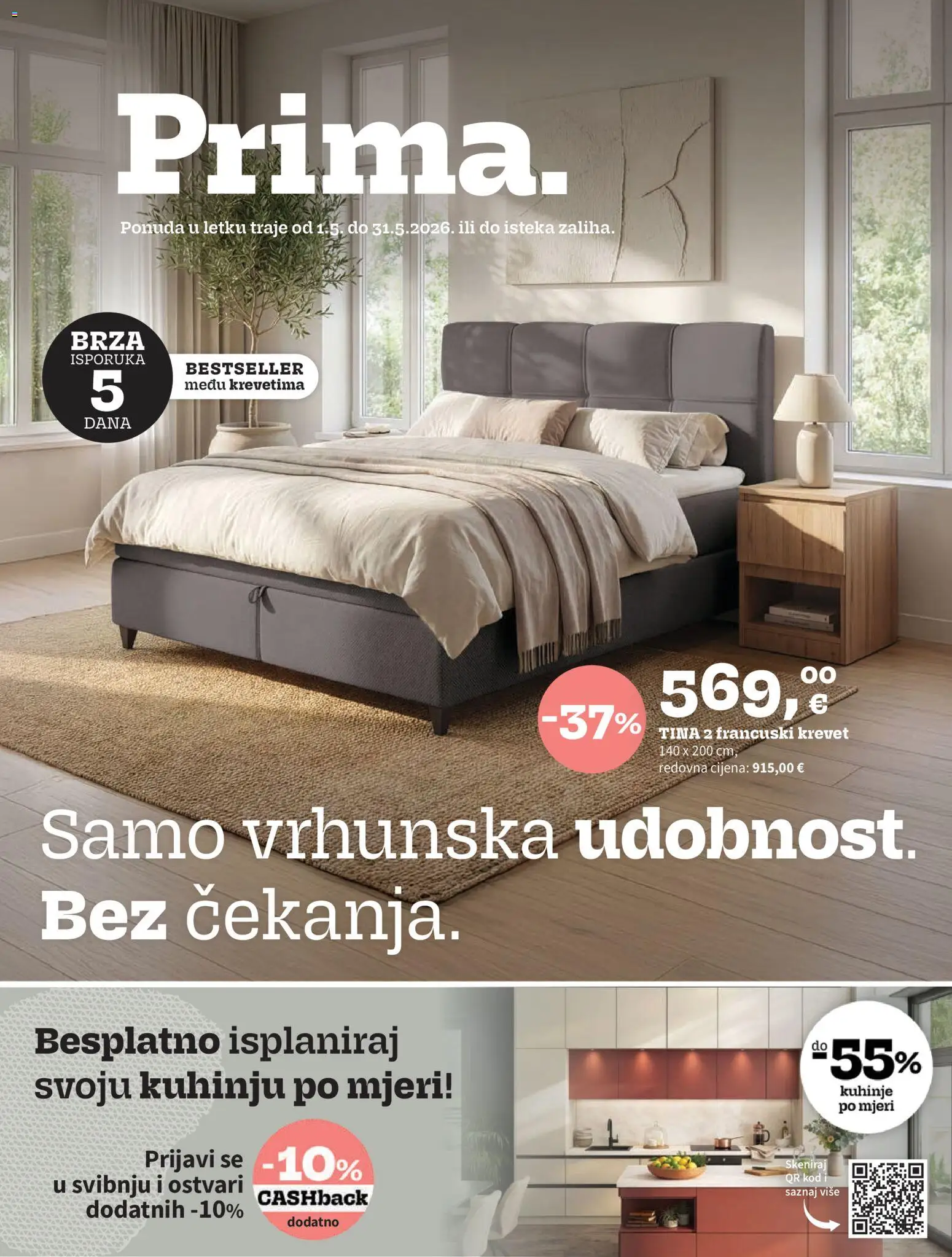 Pregled letka Prima Katalog trgovine Prima vrijedi od 01.05.2026