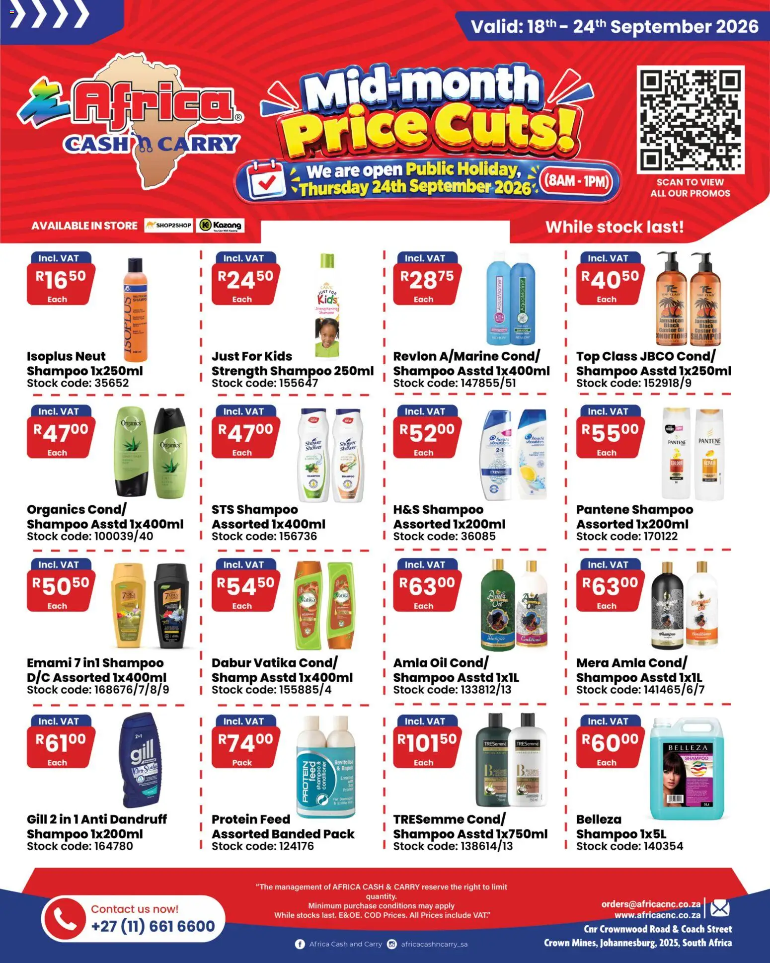 Preview of Africa Cash & Carry flyer valid from 18/09/2026