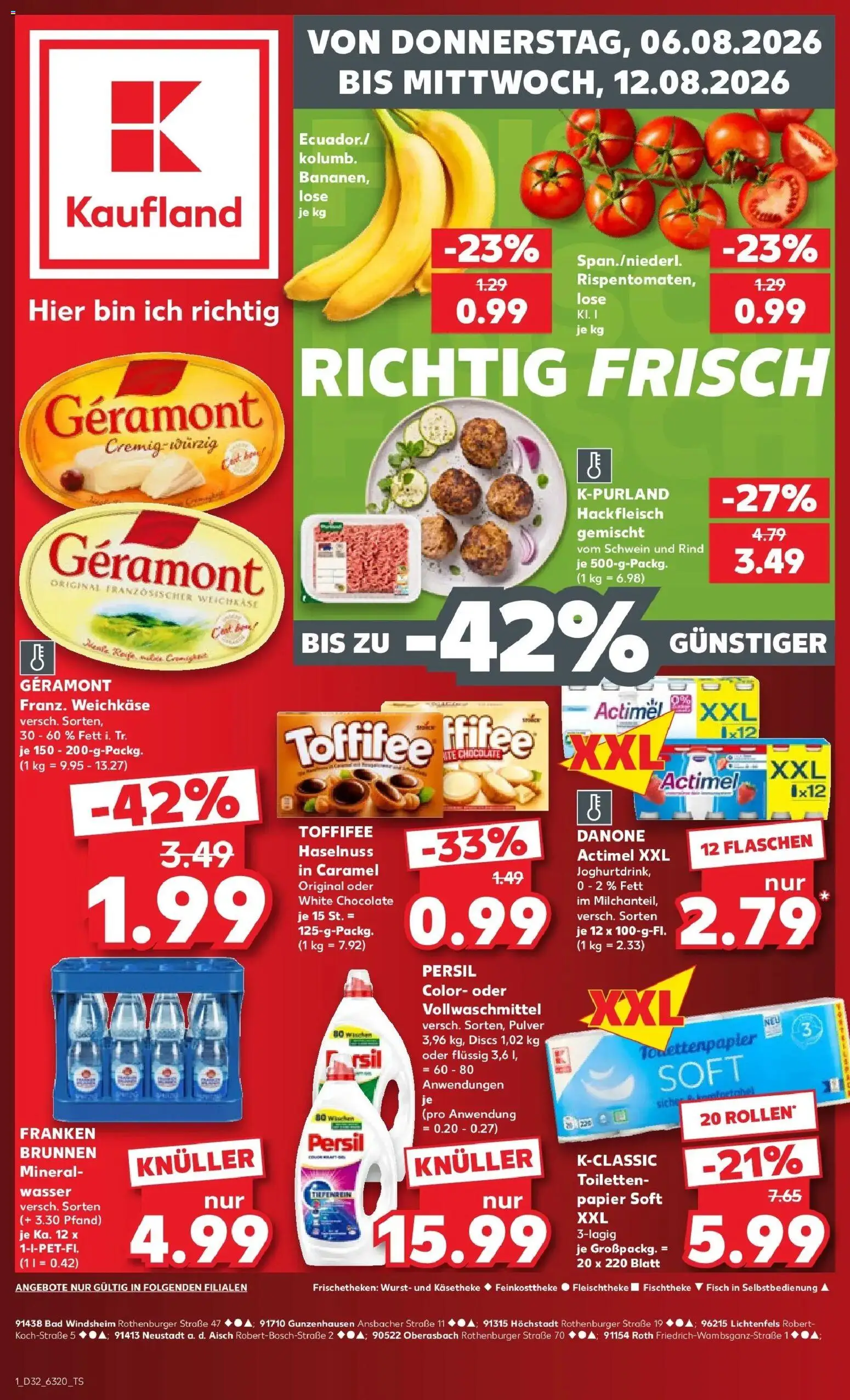 Vorschau von dem Prospekt des Geschäftes Kaufland, gültig ab dem 06.08.2026