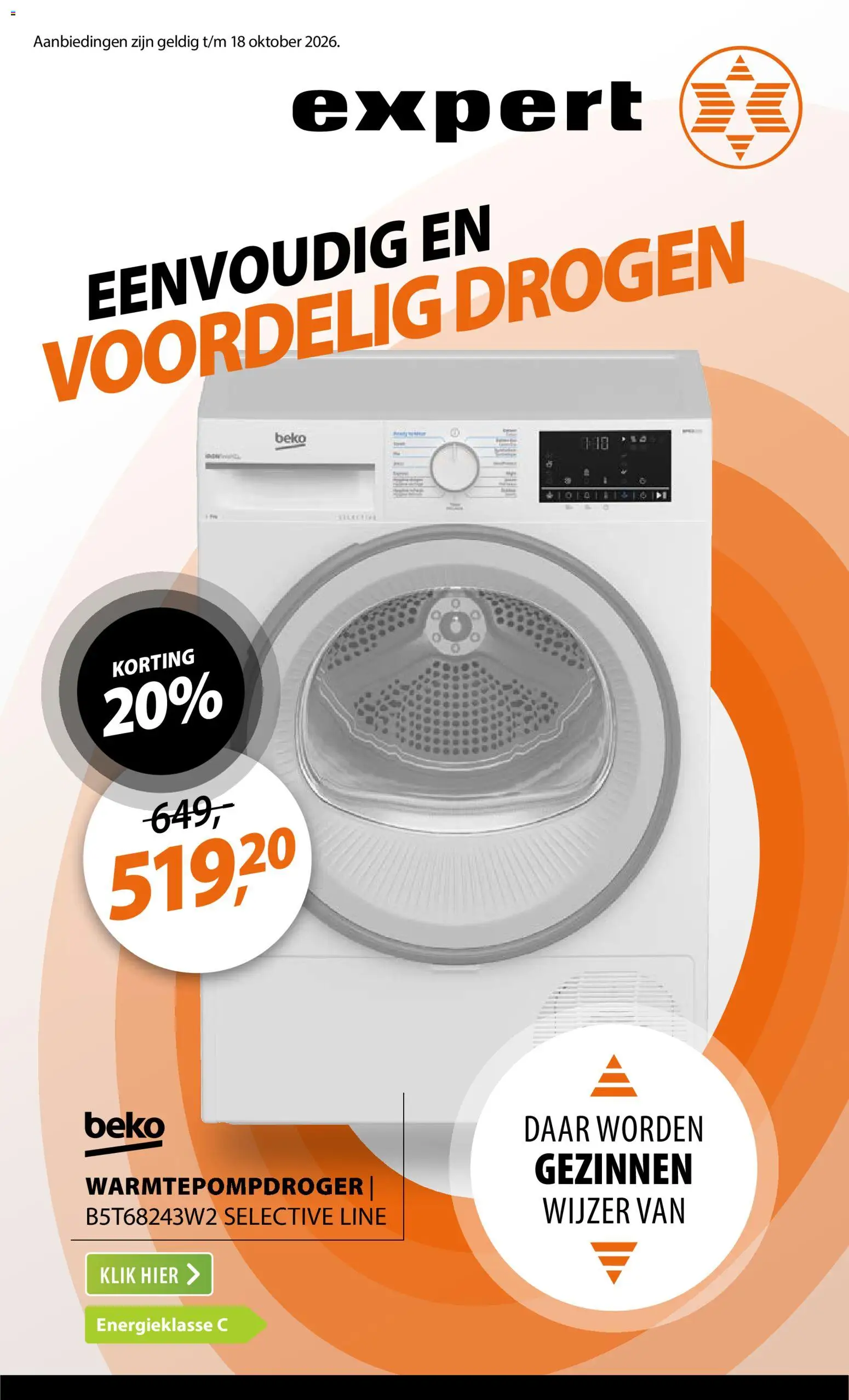 Voorbeeld van Expert folder van winkel Expert geldig vanaf 12-10-2026