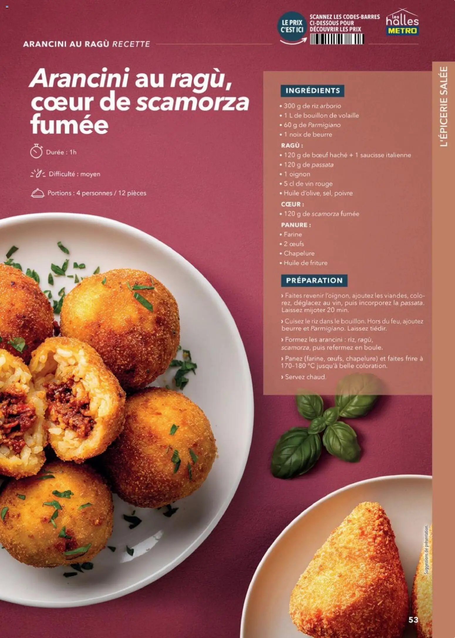 Prévisualisation de METRO - Guide Italie du magasin METRO formulaire valide 28/05/2026 - Vin, Œufs, Oignon, Noix, Riz, Volaille, Chapelure, Bouillon de volaille