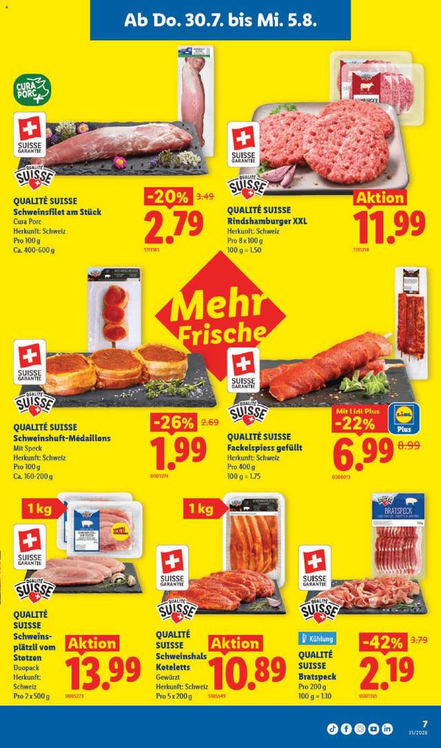 Neue Lidl Aktionen ab 30.07.