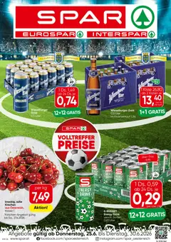 Vorschau der Angebote: Spar Spar Flugblatt - Wien gültig ab 25.06.2026