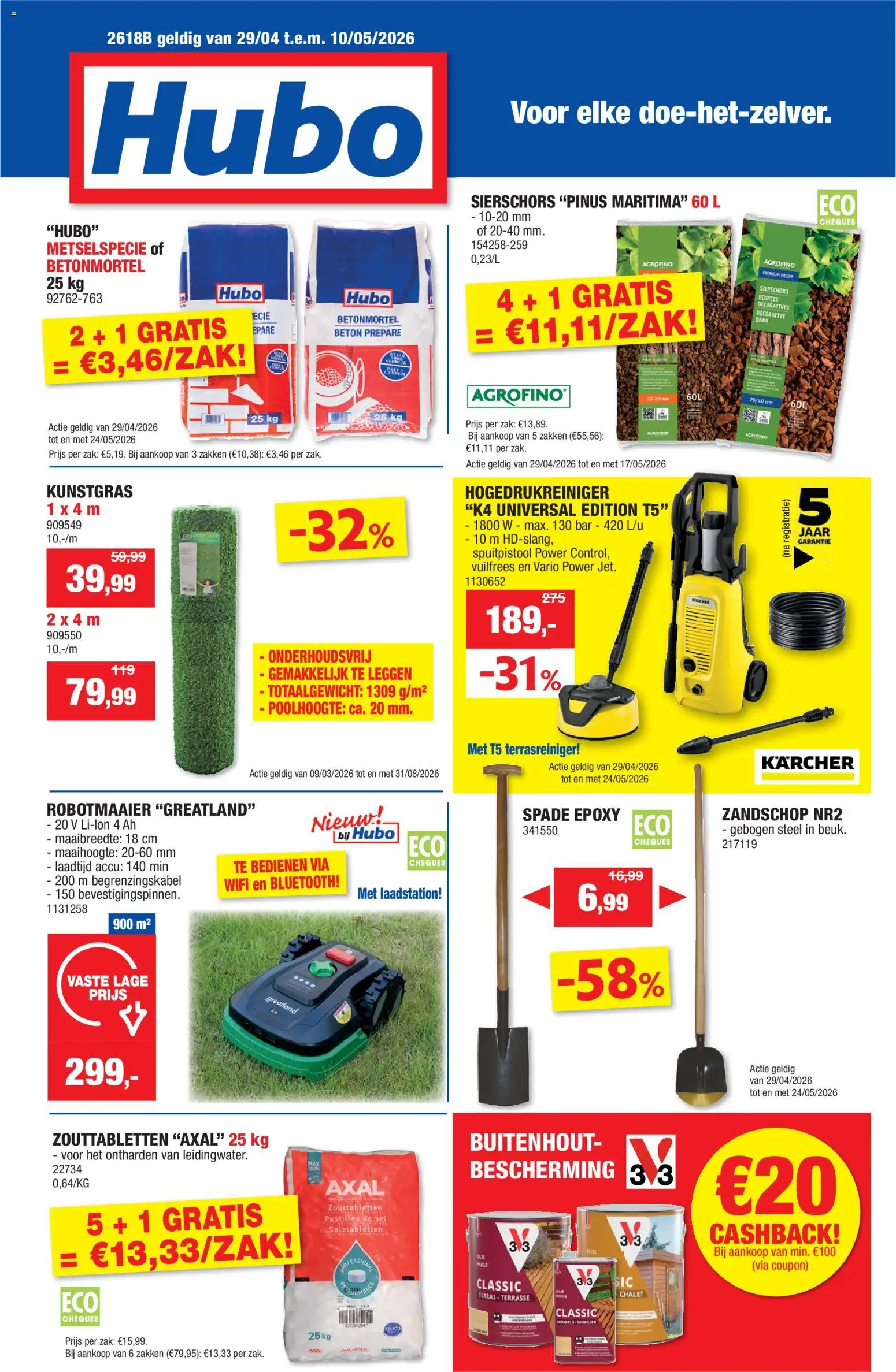 Voorbeeld van Hubo Folder van winkel Hubo geldig vanaf 29/04/2026