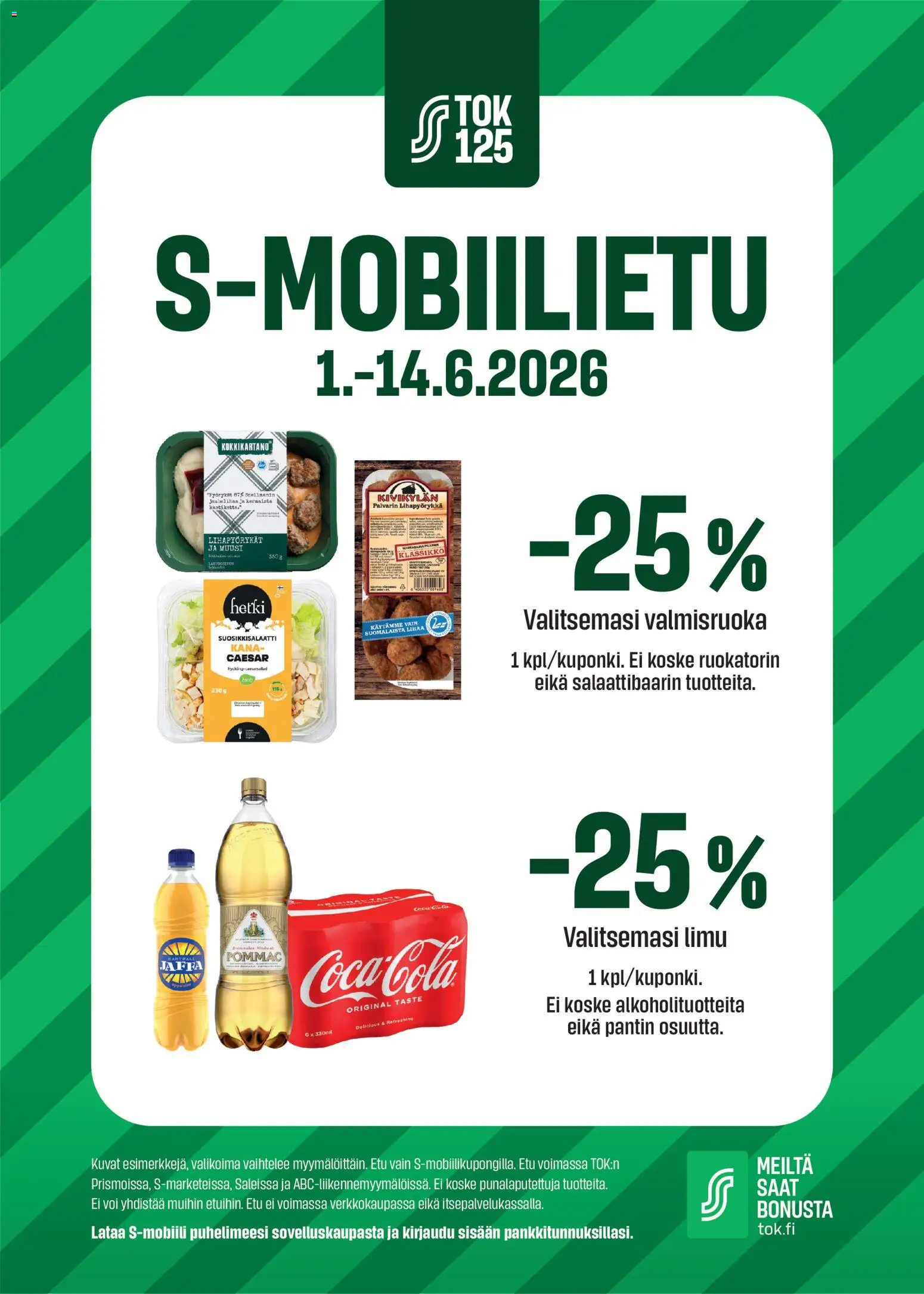 Kaupan S-market S-market tarjoukset - S-mobiilietu esikatselu, voimassa 01/06/2026
