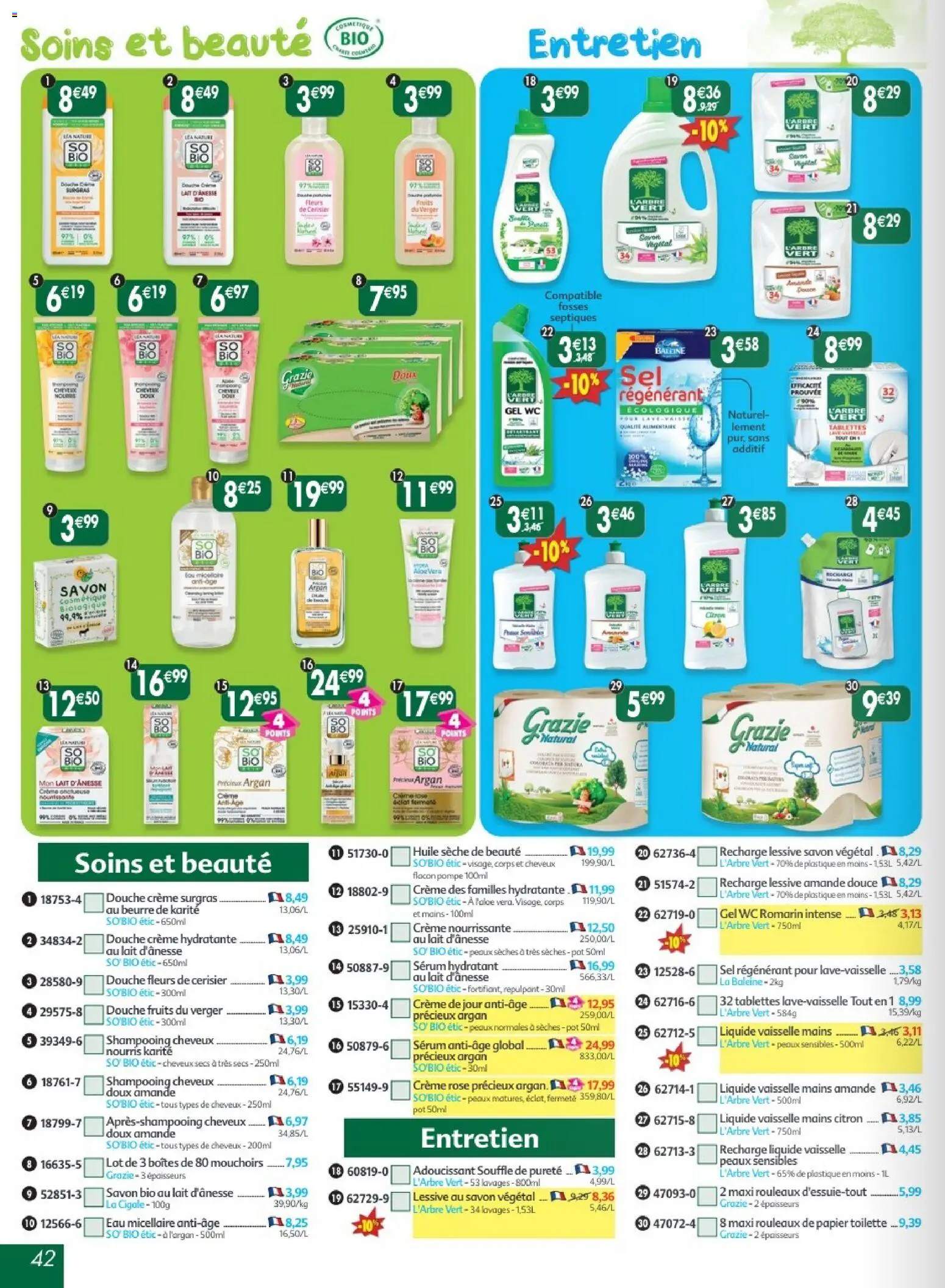 Prévisualisation de Maximo catalogue epicerie du magasin Maximo formulaire valide 24/08/2026 - Fleurs, Fruits, Amande, Douche, Serum, Shampooing, Papier toilette, Savon