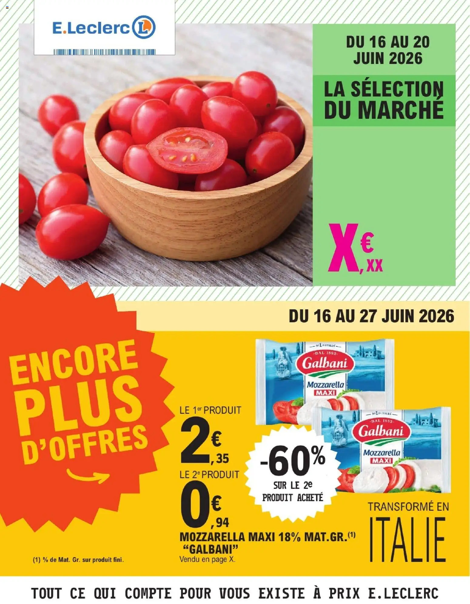 Prévisualisation de E.Leclerc catalogue du magasin E.Leclerc formulaire valide 16/06/2026