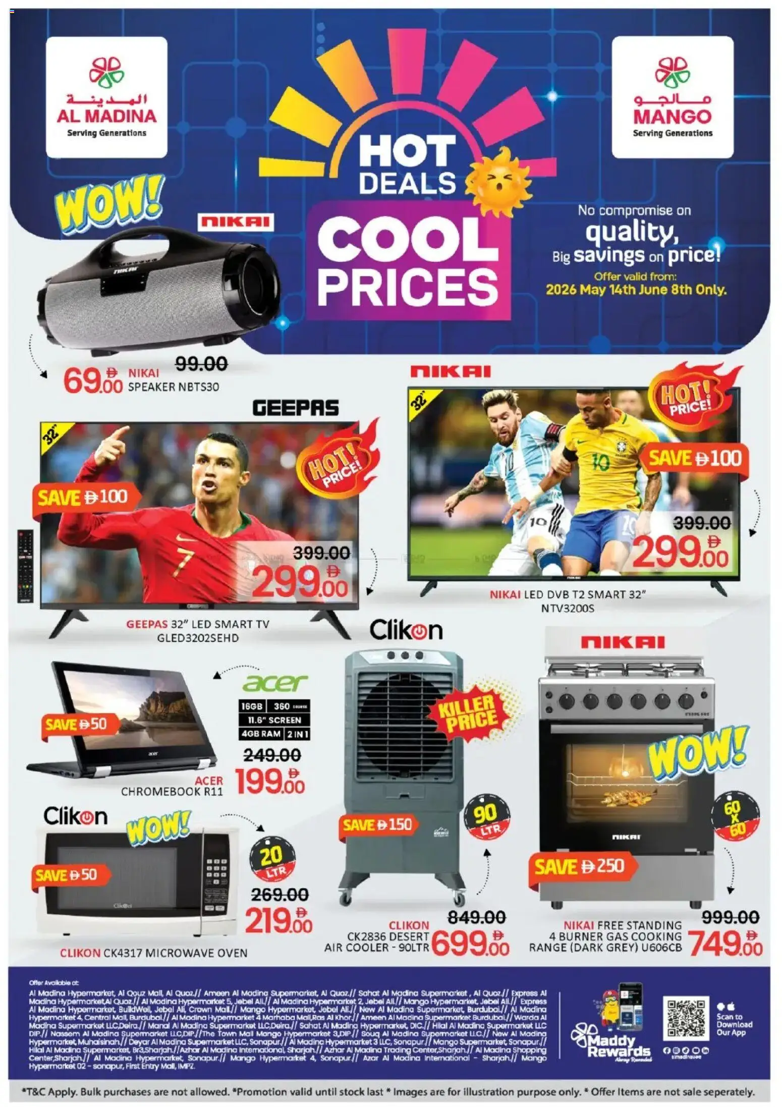 Preview of the catalogue Al Madina Hot Deals & Cool Prices of store Al Madina valid from 14 May, 2026