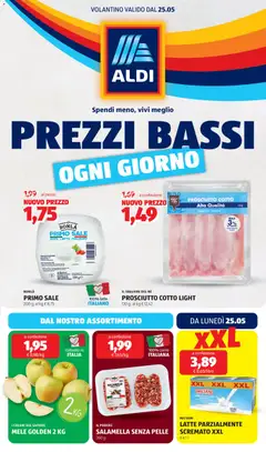 Anteprima dell'opuscolo Aldi volantino dal negozio Aldi valido da 25/05/2026