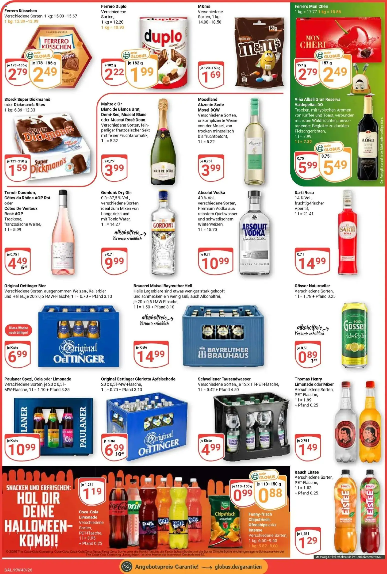 Vorschau von dem Prospekt des Geschäftes Globus, gültig ab dem 19.10.2026