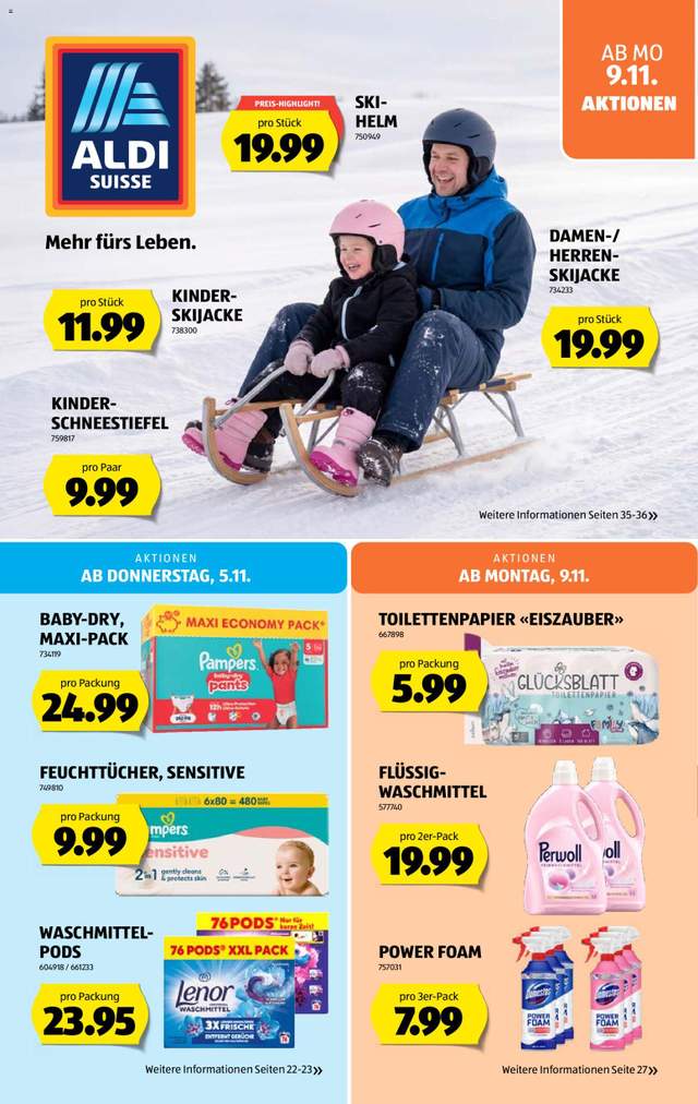 Neue Aldi Aktionen ab 05.11.