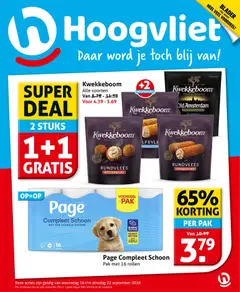 Voorbeeld van Hoogvliet folder van winkel Hoogvliet geldig vanaf 16-09-2026
