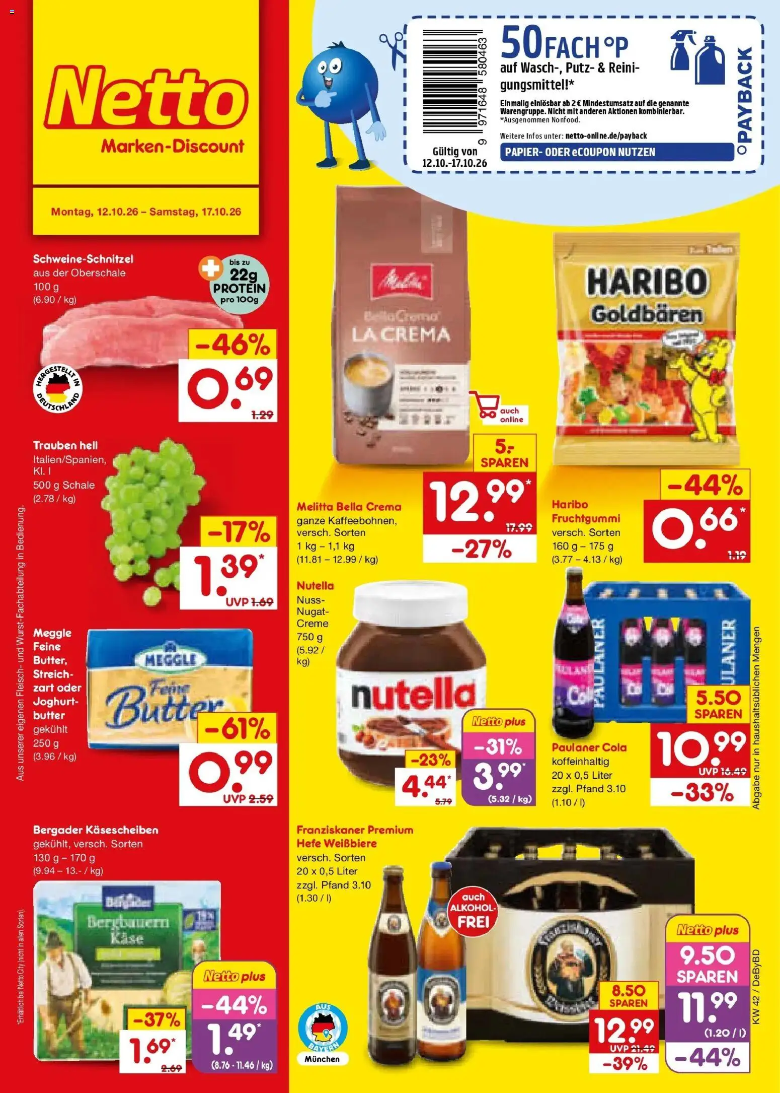 Vorschau von dem Prospekt des Geschäftes Netto Marken-Discount, gültig ab dem 12.10.2026