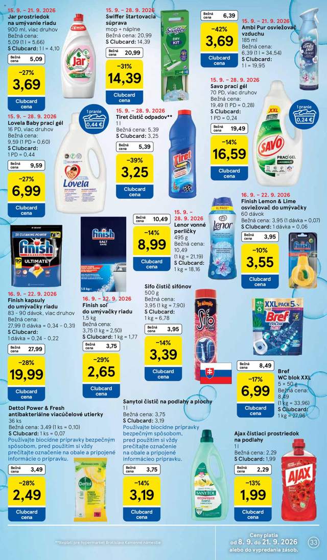 Nový Tesco leták od 16.09.