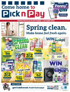 Preview of Pick n Pay flyer valid from 25/09/2026