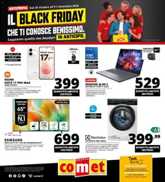 Anteprima dell'opuscolo Comet Black Friday dal negozio Comet valido da 29/10/2026