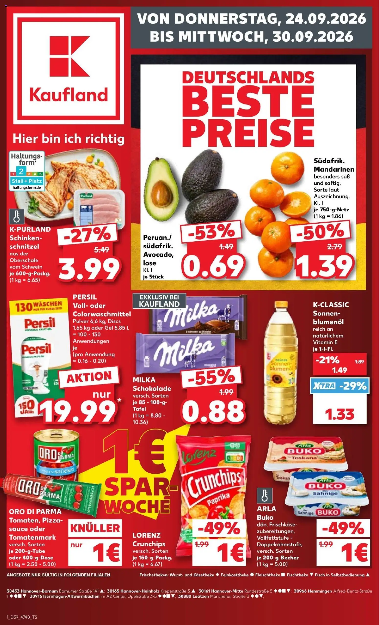 Vorschau von dem Prospekt des Geschäftes Kaufland, gültig ab dem 24.09.2026