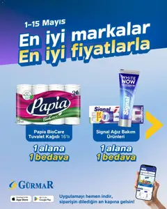 Gürmar Gürmar Katalog 01.05.2026 - Broşürünün önizlemesi