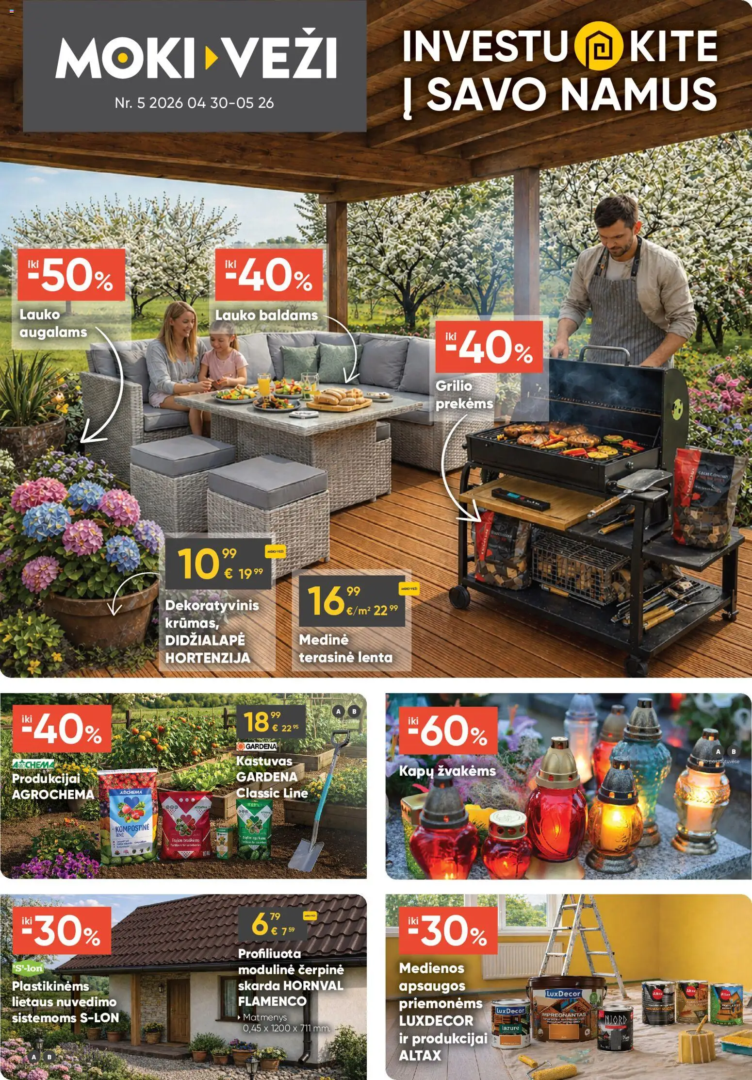 MOKI VEŽI parduotuvės leidinio MOKI VEŽI leidinys galiojančio nuo 2026.04.30 peržiūra