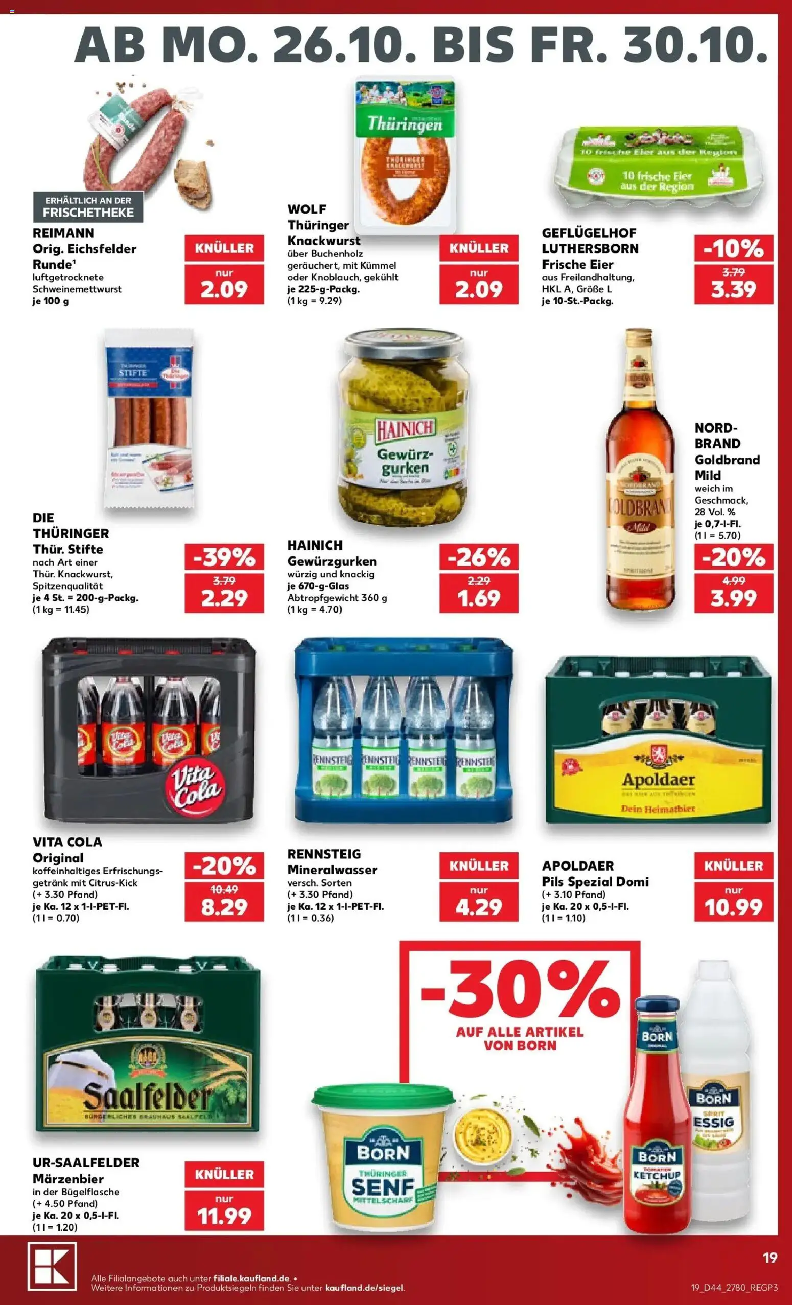 Vorschau von dem Prospekt des Geschäftes Kaufland, gültig ab dem 26.10.2026