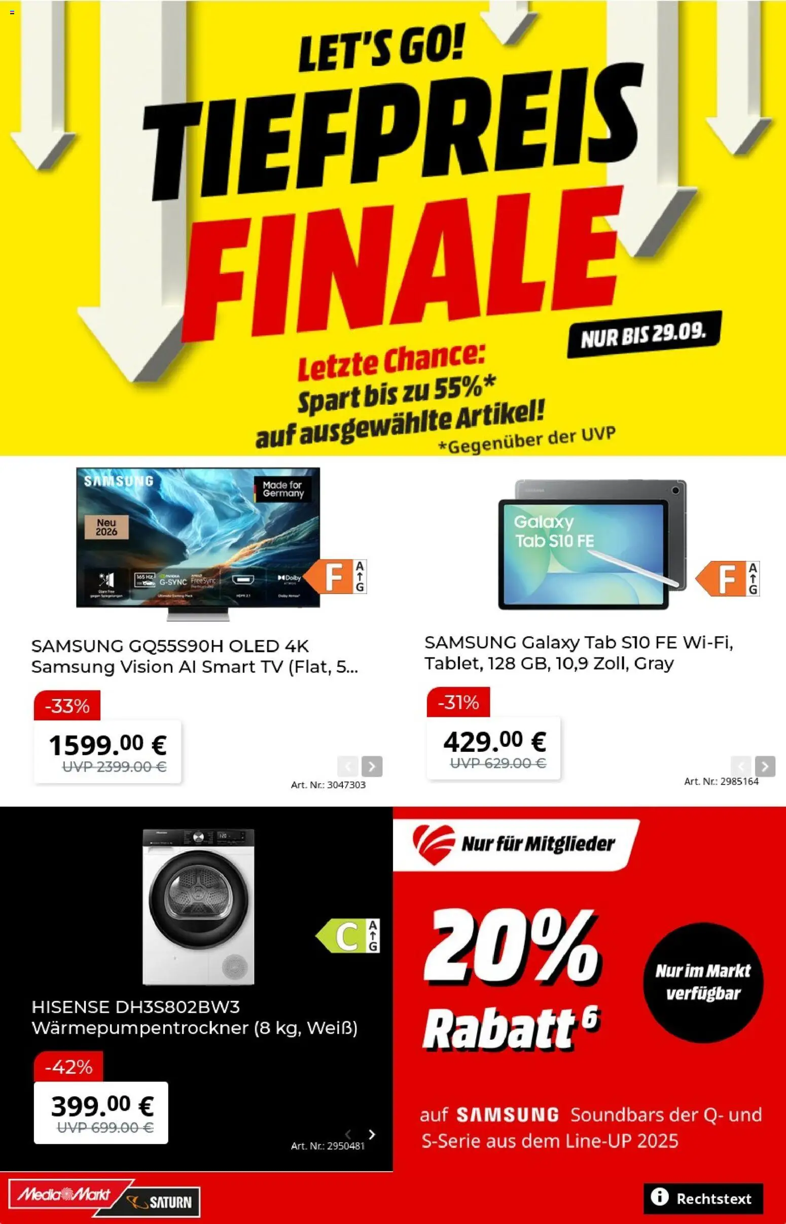 Vorschau von dem Prospekt des Geschäftes Media Markt, gültig ab dem 21.09.2026