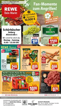 Vorschau von dem Prospekt des Geschäftes Rewe, gültig ab dem 08.06.2026