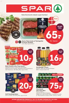 Eksempel på tilbudsavis Spar - Tilbudsavis uge 31 fra butik Spar gyldig fra 24/07/2026