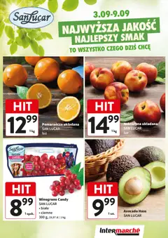 Pogląd gazetki "Intermarche gazetka - Świeży Hit" ze sklepu Intermarche ważnej od 03.09.2026