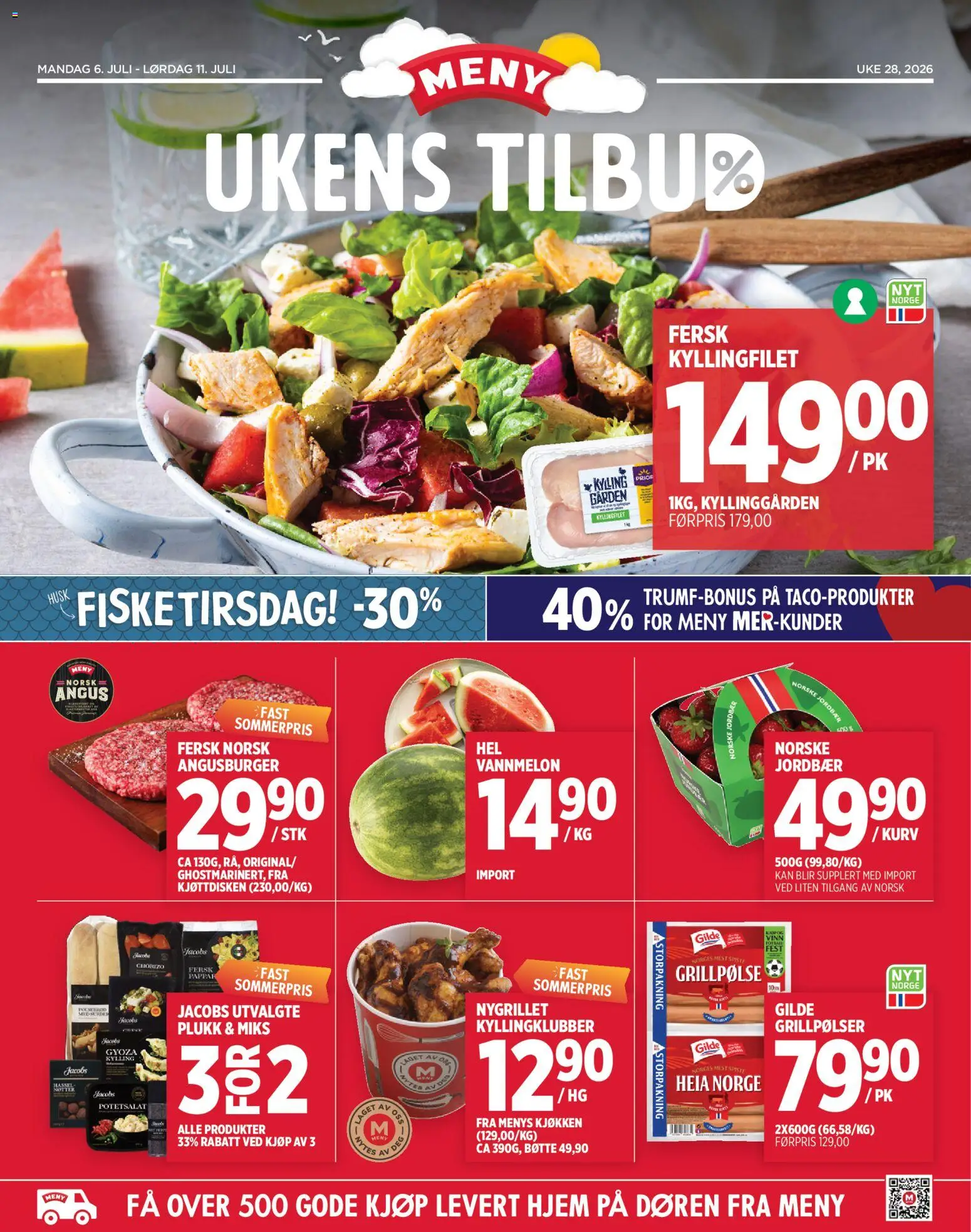 Forhåndsvis Meny kundeavis fra butikk Meny gyldig fra 06/07/2026
