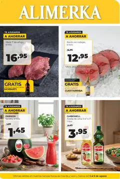Vista previa del folleto de la tienda Alimerka válido desde el 03/08/2026 