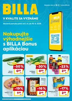 Náhľad Billa letáku platného od 03.06.2026