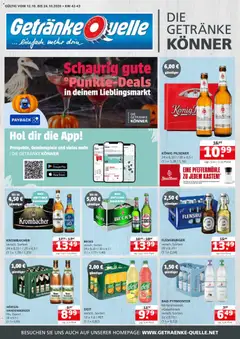 Vorschau von dem Prospekt des Geschäftes Getränke Quelle, gültig ab dem 12.10.2026
